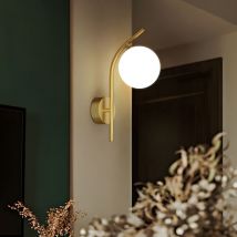 Lámpara de pared Toolight G104-1W gold white