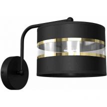 Milagro - Lámpara de pared ultimo negro 1xE27