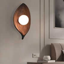 Wottes - Lámpara de Pared Vintage Aplique de Pared Interior Luz Pared Creative Negro 1Pcs para Salón Dormitorio