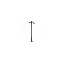 Lámpara de pie de aluminio fundido con portalámparas de porcelana E27 grafito