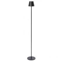 Iperbriko - Lámpara de pie led Etna negra D.17 x 115h cm