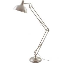 Lindby - Lámpara de pie 'Leia' en Plateado Metal