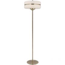Lumineca - Lámpara de Pie Sarod 40x156 cm Blanco y Dorado