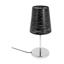 Interlusa - Lámpara de sobremesa fia 1xE14 14d Negro/Cromo
