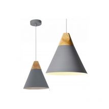LÁMPARA de SUSPENSIÓN APP056-1CP SCANDI A GRIS E27