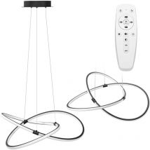 Toolight - lámpara de suspensión APP1193-CP negro led