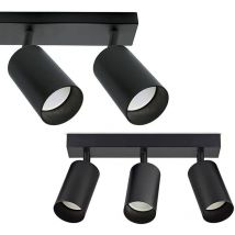 LÁMPARA de TECHO APP1243-3C NEGRO GU-10
