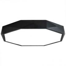 Toolight - lámpara de techo APP863-C diamond negro 50CM redondo 5-PUNTOS de luz E27 50X8CM