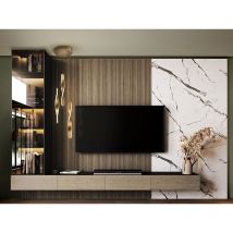 Lámpara de techo colgante twist 3L oro