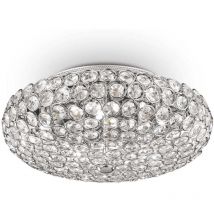 Ideal Lux - King - 5 luces interiores empotradas medianas, cromo, G9