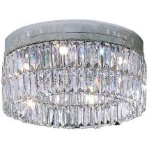 Kolarz PRISMA - Lámpara de techo de cristal de diseñador, cromo pulido, 6x G9