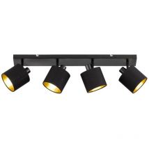 Foco Tommy 4xE14 Spot Negro L70 cm Trio Lighting
