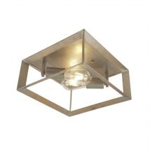 Searchlight Heaton 2 Ljus Spoltaksljus Silver, Guld, E27