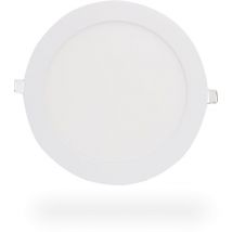 Lámpara de techo de superficie led 18W 1620lm redondo extra plana Ё225mm - blanco caliente 3000K
