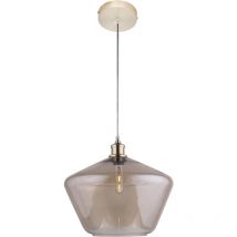 Lumineca - Lámpara Colgante Extipe 40 x 30 cm Ámbar