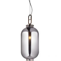 Lumineca - Lampe Suspension Grise Gylus Ø27x75 cm