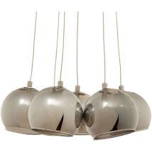 Lumineca - Lámpara Colgante Nigewic 45x150 cm Plata