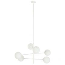 Lámpara de techo Dkd Home Decor 96 x 73 x 50 cm cristal metal blanco 50 w