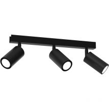 Hudson - Lámpara de techo black 3xGU10