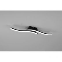 Plafón Diseño Doble Varilla Led 4000k Ruta Negro Trio Iluminación