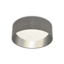 Briloner - Lámpara de techo led Stea Scello, ø 32 cm, 12 w, gris plateado