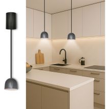 Led Atomant Sl - Lampara de Techo Moderna Copa 7W Color Blanco Neutro 4000K Pack 1 Ud. - Negro