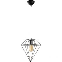 Lámpara de techo - Negro, 30x30 x128 - Wellhome