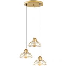 Wellhome - Lámpara de techo - Oro brillante, 44x44x114