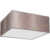 Milagro - Lámpara de techo ziggy pink Oro/Rosa 3xE27