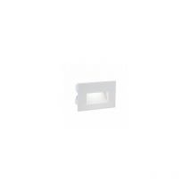 Sovil - Lámpara empotrada de aluminio fundido con difusor de vidrio satinado - 3W, 300 lúmenes, 4000°K blanco