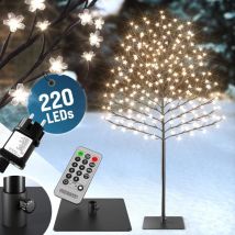 Rbol Led Cerezo Mando a Distancia Interiores Exteriores Temporizador Lámpara Navidad M1 200cm - 220 LEDs - Monzana