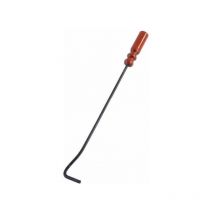 Lámpara gris h 55 cm, mango de madera.