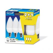 Lampara ilumin vela led Garza e14 8w 810lm 4000k 3 pz
