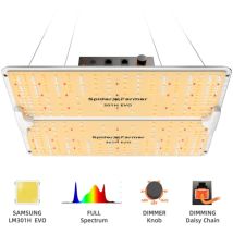 Spider Farmer - Sf2000pro Led Élève La Lumière Avec Gradateur À Spectre Complet Samsung Lm301h Evo Plantes D'Intérieur