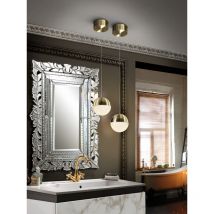 Lampara 1L led sphere Ø12 laton