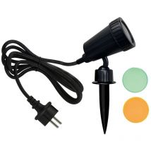 ELC - Lámpara para exterior 'Marleska' en Negro de Aluminio