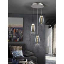 Lampara nebula 3L led cromo