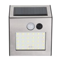 Lámpara solar exterior 30 led, luz solar exterior con detector de movimiento, gran ángulo de 120o, iluminación solar exterior, impermeable IP65,