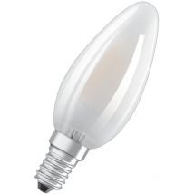 Bellalux - Bombilla led E14 de llama escarchada, 4W, blanco cálido.