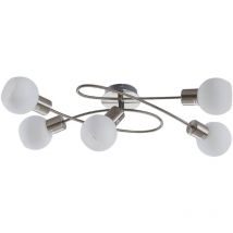 Lindby - Lámpara de techo 'Elaina' en Gris Metal