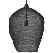 Light&living - lámpara colgante - Nikki - negro - metal - ø