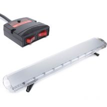Gojoy - Lámparas de advertencia de 96 led para techo de coche, luz de advertencia estroboscópica, barras de luz de emergencia, color amarillo, 130