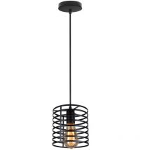 Norcks - Lámparas De Colgar Retro Moderno Lámpara De Techo Vintagede Metal (Negro) Para Hotel Sala De Estar Club