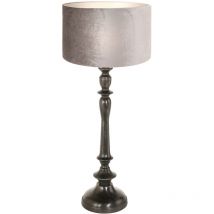 Steinhauer - lámpara de mesa Bois - negro - metal - 30 cm - E27 (casquillo grande) - 3767ZW - Negro