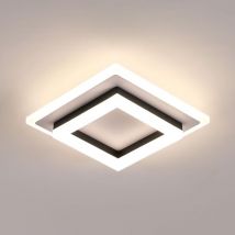 24W Deckenleuchten, moderne LED-Deckenleuchte 4500K, quadratische Acryl-Deckenleuchte für Schlafzimmer, Wohnzimmer, Küche, Balkon, Flur