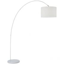 6304 b lampadaire arqué blanc - Perenz