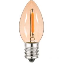 Lampe à incandescence LED mini veilleuse Lampe à incandescence LED, 0,5W, E12110V, 1 set, 2200K, jaune chaud
