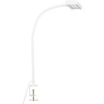 Lampe à pince LED lumière du jour BRILONER LEUCHTEN TRASNA, 7,5 W, 800 lm, IP20, blanc, métal-plastique, 55 x 52 x 4 cm