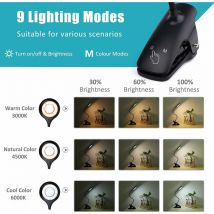 Ohjijinn - Lampe à pince Lampe à pince, Lampe de lecture à clipser, Lampe de lecture à clipser