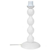 Toscohome - Lampe à poser bois naturel blanc - Laguna ASZ0550